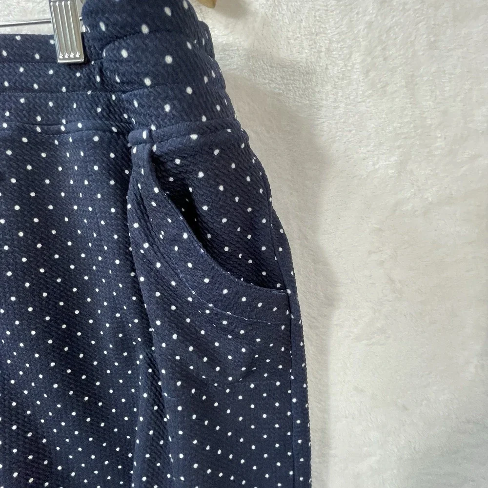 Attyre New York Womens Skort Sz 16 Navy Drawstring Waist‎ Stretchy Pockets